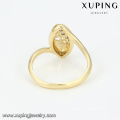 14923 Xuping bijoux de mode bague en or en gros dames style spécial conception anneaux de forme ovale